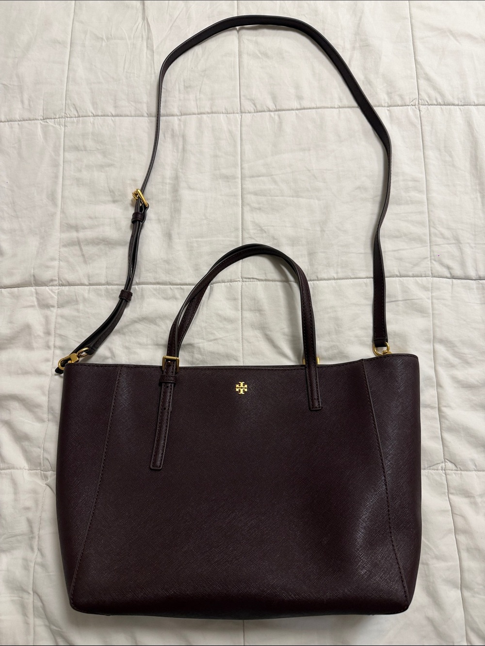 Tory Burch Tote Bag in Burgundy